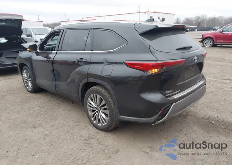 2022 Toyota Highlander Platinum из США, поврежденный, VIN 5TDFZRBH0NS189051